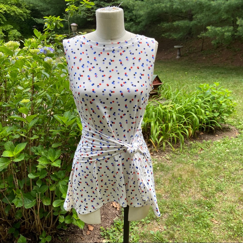 Chaus tie front top